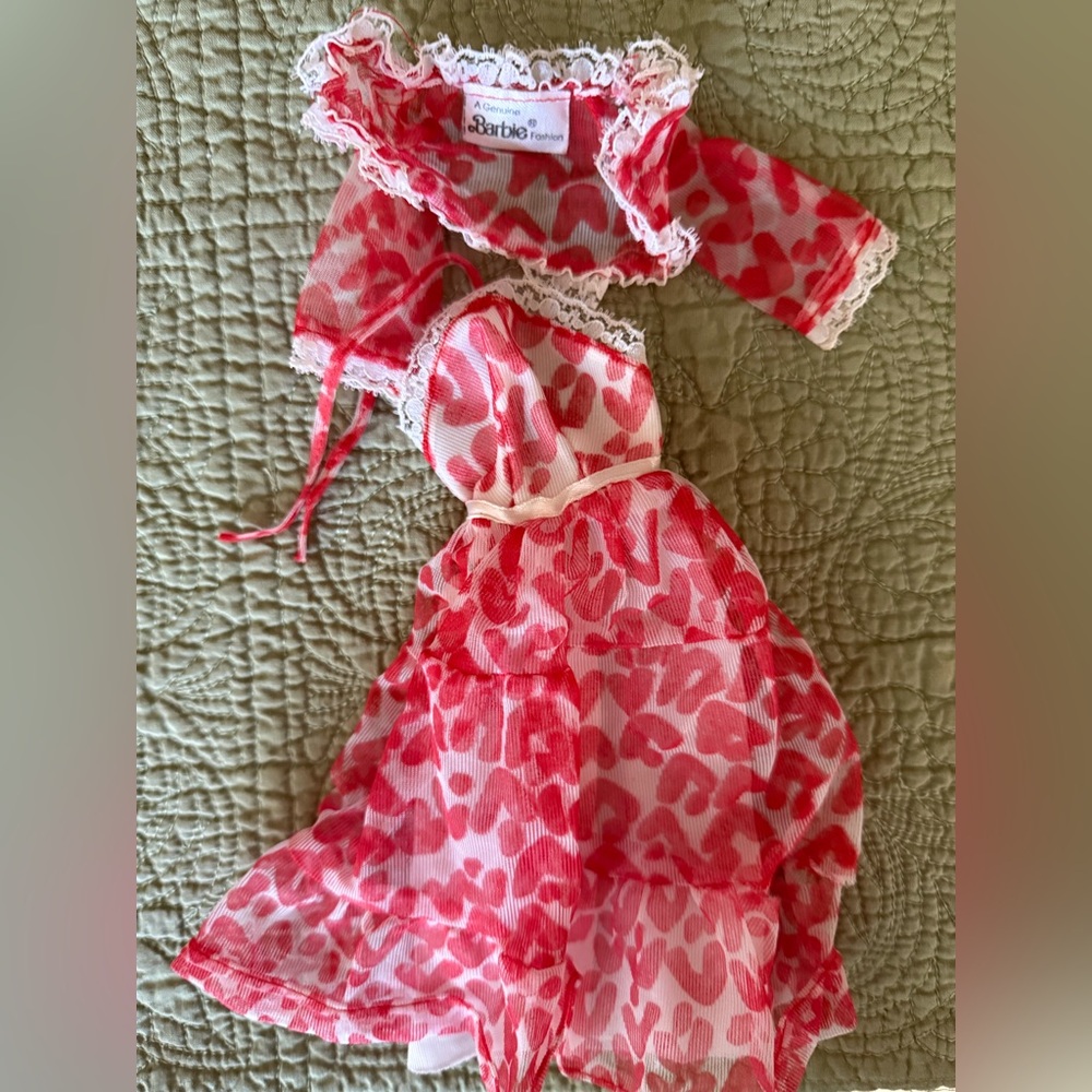 Vintage Barbie Dress Summer Romance
